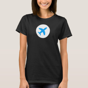 Camiseta Pai-piloto para Dias de os pais de aviação - Avião