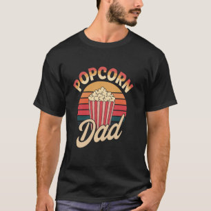 Camiseta Pai Pipoca Retro Dia Nacional do Pipoca Lanche de