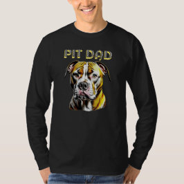 Camiseta Pai Pit Bull | Amante de Cachorros