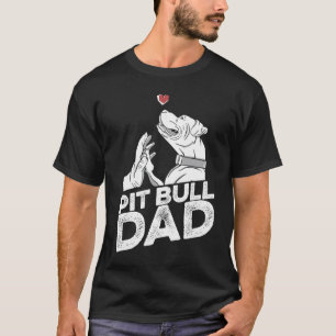 Camiseta Pai Pit Bull Raça de Cachorro Proibição Pitbull
