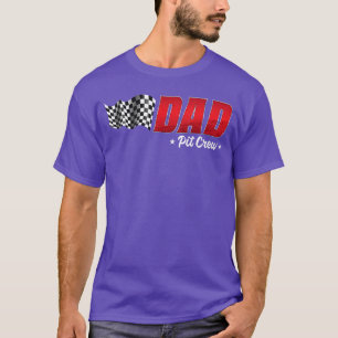 Camiseta Pai Pit Crew Race Família Corrida de Aniversário H