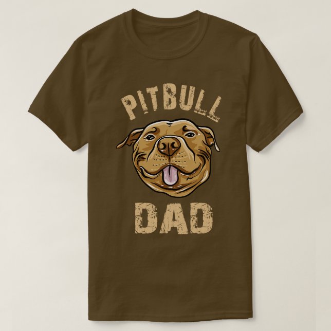 Camiseta Pai Pitbull (Frente do Design)