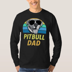 Camiseta Pai Pitbull — Compreensão da Touro com Engraçado