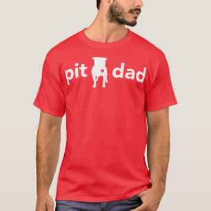 Camiseta Pai Pitbull Engraçado Para Pit Bull Alover e Propr