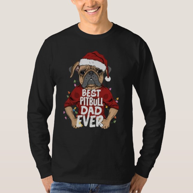Camiseta Pai Pitbull Natal Ever-Design (Frente)