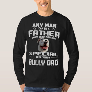 Camiseta Pai Pitbull Papá Dia do Pai Para Cão Lover Sp