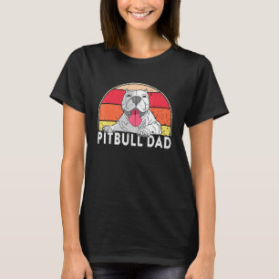 Camiseta Pai Pitbull Sorridente Pais Pitbull de Cachorro