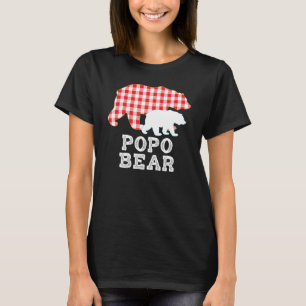 Camiseta Pai Plaid Urso Grande Vovô Orgulhoso