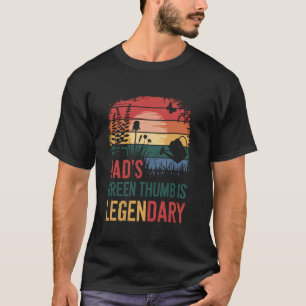 Camiseta Pai Planta Jardineiro Plantio E Polegar Verde Plan