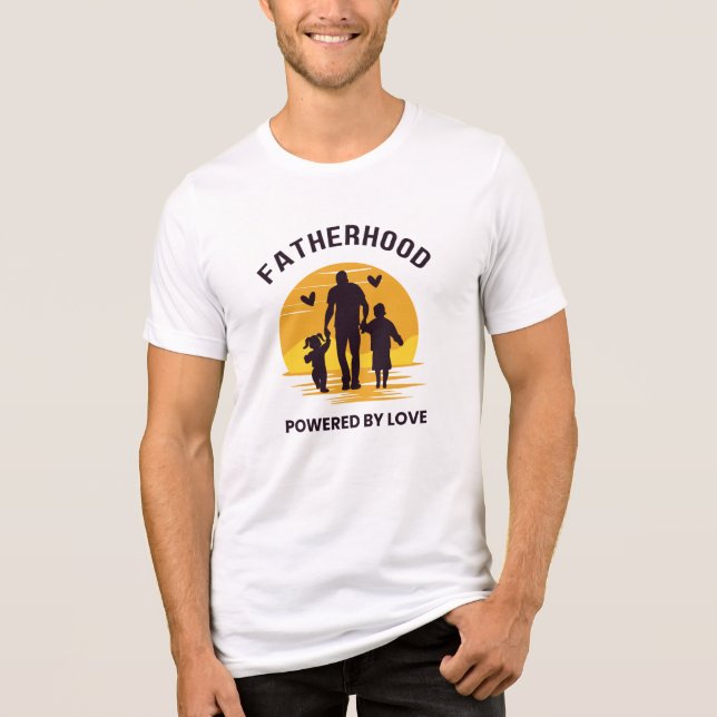 Camiseta Pai: Poder do Amor. T-Shirt (Frente)