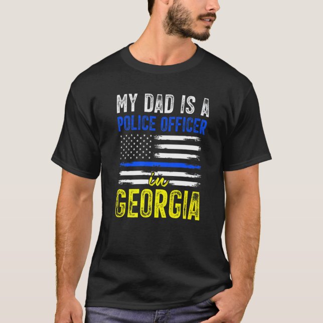 Camiseta Pai Policial da Geórgia (Frente)