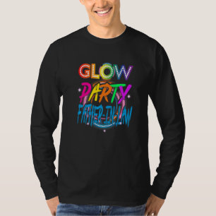 Camiseta Pai Político da Festa com Luz Efeito de respingo d