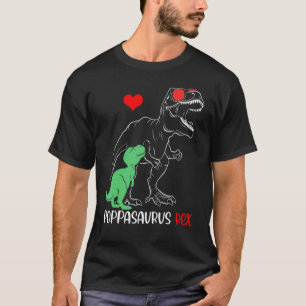 Camiseta Pai Poppasauro Rex Autismo Conhecimento Pai Orgulh