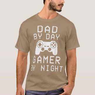 Camiseta Pai Por Dia Gamer Por Videos games Noturnos
