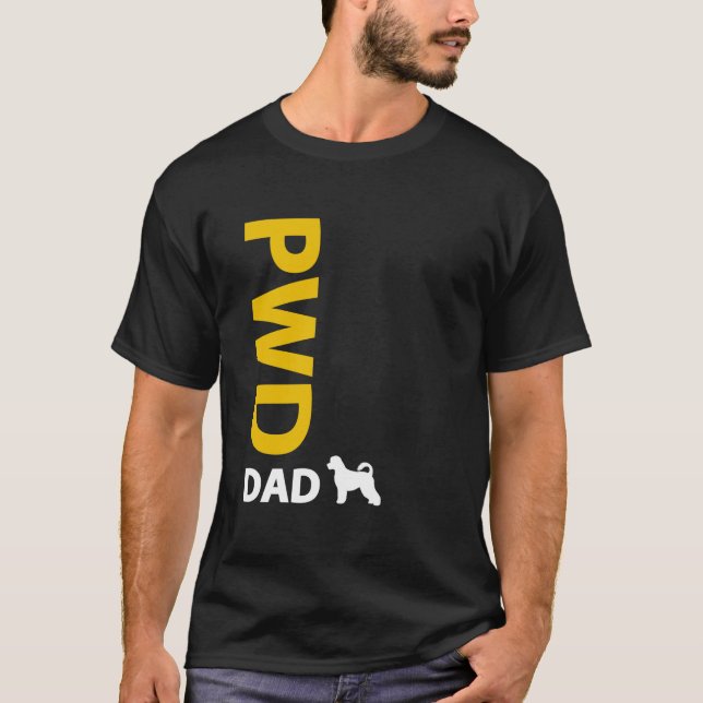 Camiseta Pai português do cão de água (Frente)