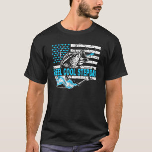 Camiseta Pai Postiço Legal - Amo Pescar - Peixe Americano