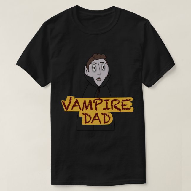 Camiseta Pai Premium Vampiro (Frente do Design)