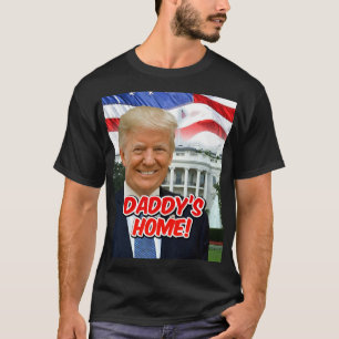 Camiseta Pai Presidente Donald Trump 2024 Vitória