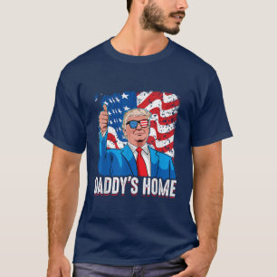 Camiseta Pai Presidente Trump Inauguração dia 2025