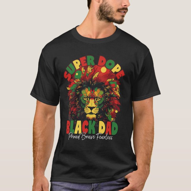 Camiseta Pai Preto de Esperança  Preto Mês (Frente)