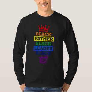 Camiseta Pai Preto-Pai-Preto-Preto Rei Lgbt
