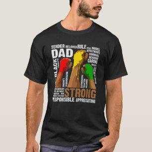 Camiseta Pai Preto Pé-Pá Mãos Negros História Preta Mês Dep