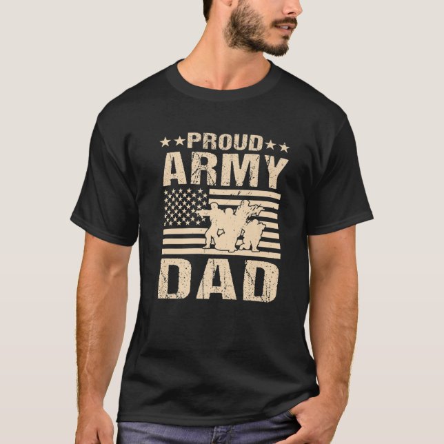 Camiseta PAI PROUD ARMY Premium (Frente)