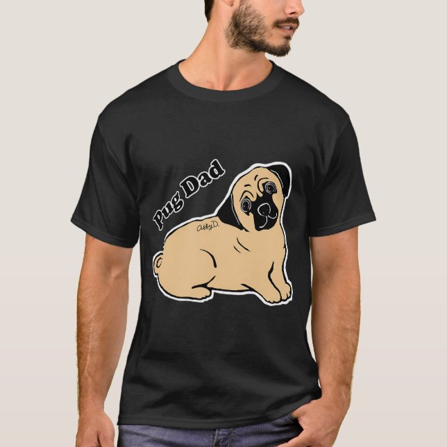 Camiseta Pai Pug (Frente)