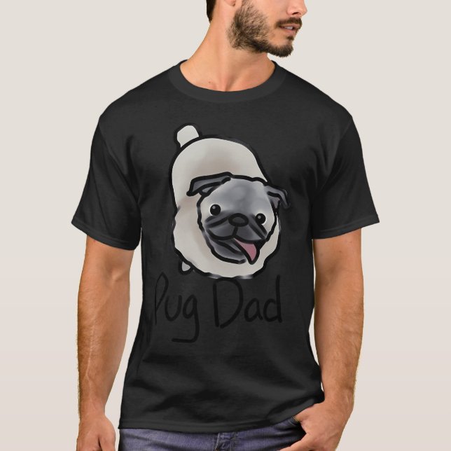 Camiseta Pai Pug (Frente)