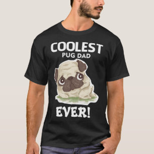 Camiseta Pai Pug Mais Legal de Todos
