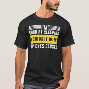 Camiseta Pai Puns Eu Posso Fazê-Lo Com Meus Olhos Fechados
