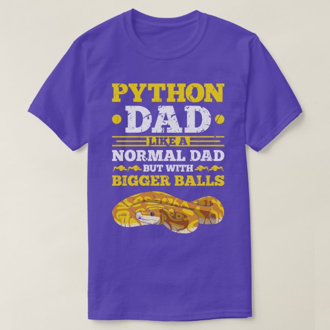 Camiseta Pai Python (Frente do Design)