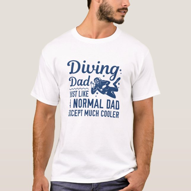 Camiseta Pai que Mergulha (Frente)