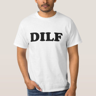 Camiseta Pai que quente de DILF eu gostaria a