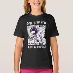 Camiseta Pai que te amo em todos os universos T-Shirt