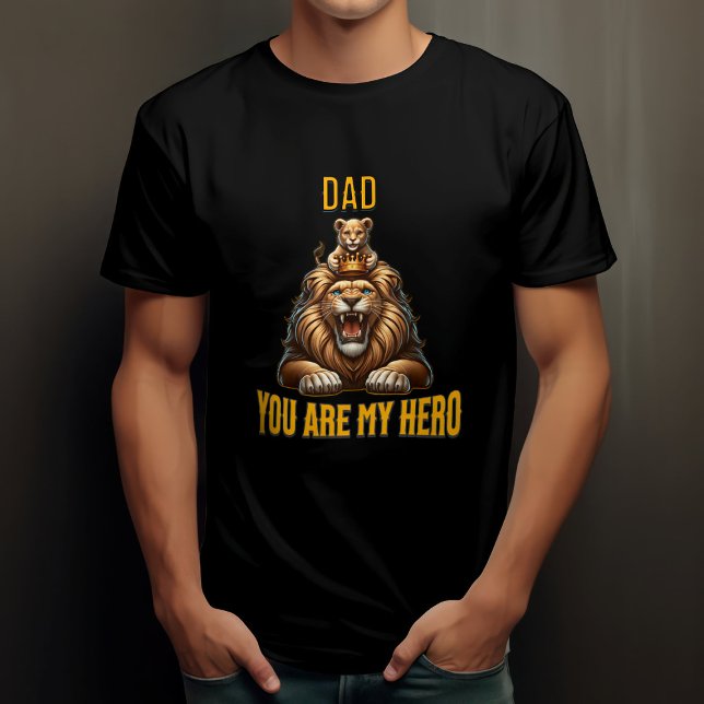 Camiseta Pai Que Você Seja Meu Herói (Criador carregado)