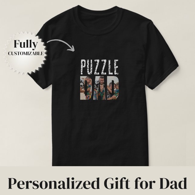 Camiseta Pai Quebra-Cabeça (Puzzle Dad T-Shirt)