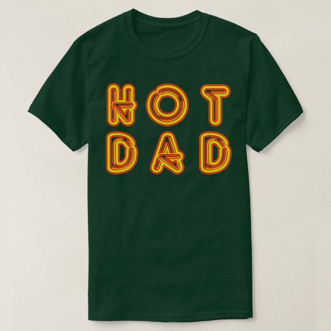 Camiseta Pai quente (Frente do Design)