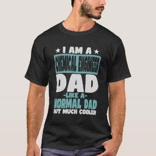Camiseta Pai químico mais resfriado do que o normal