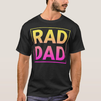 Camiseta Pai Rad Pai Engraçado Dia de os pais Rad