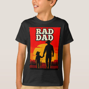 Camiseta Pai radical pai e filho rodeio ocidental pôr do so