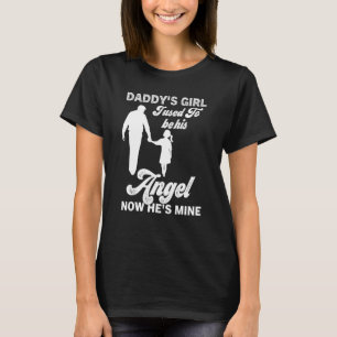 Camiseta Pai Rapariga Meu Pai É Meu Anjo Roupa 2
