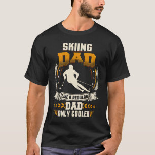 Camiseta Pai regular do pai do esqui somente mais fresco