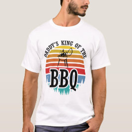 Camiseta Pai Rei Do Presente De Churrasco Engraçado De CHUR