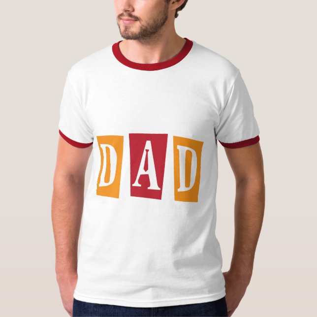 Camiseta Pai retro (Frente)