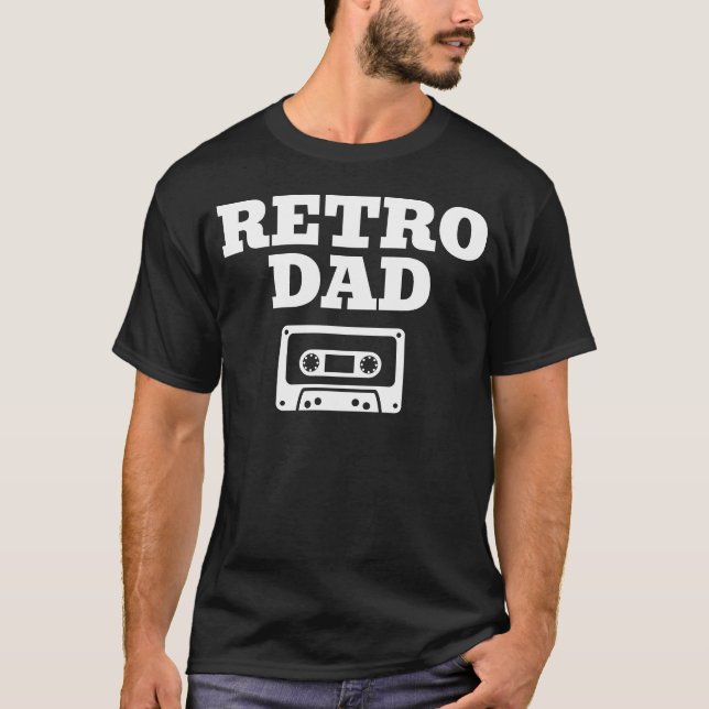 Camiseta Pai Retroativo - Vibes Analógicas, Estilo do Etern (Frente)