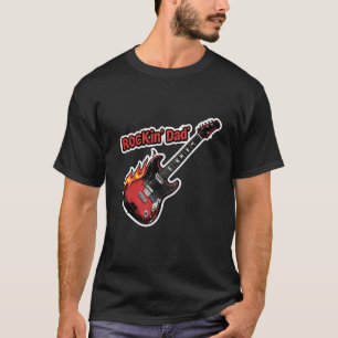 Camiseta Pai Rock – Dia dos Pais com Guitarra Elétrica