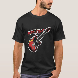 Camiseta Pai Rock – Dia dos Pais com Guitarra Elétrica