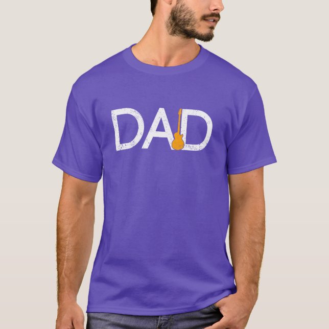 Camiseta pai rock vintage (Frente)