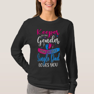 Camiseta Pai Rosa Ou Azul Solteiro Te Ama Mantendo O Gênero